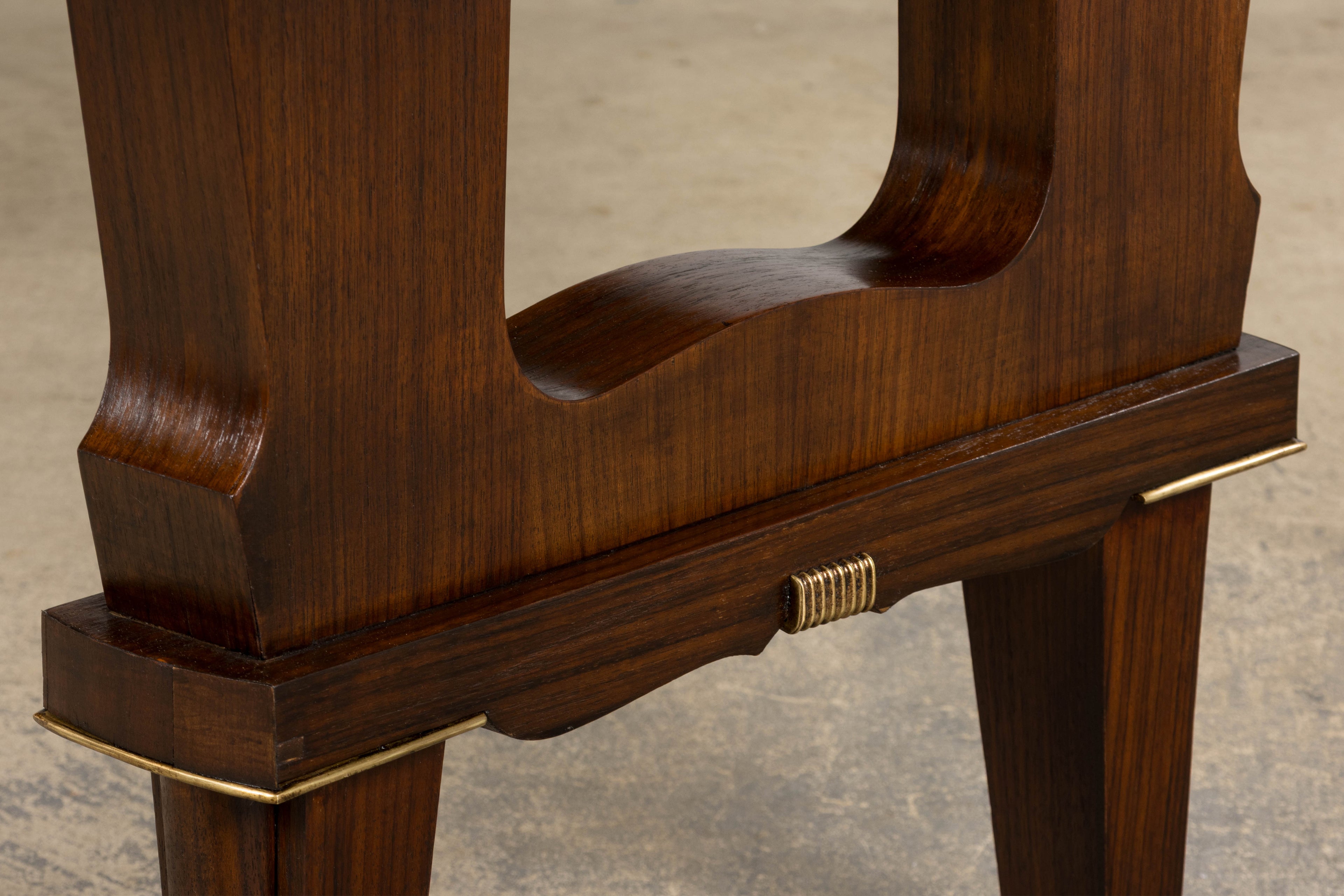 1930s French Parisian Art Deco Rosewood Dining Table