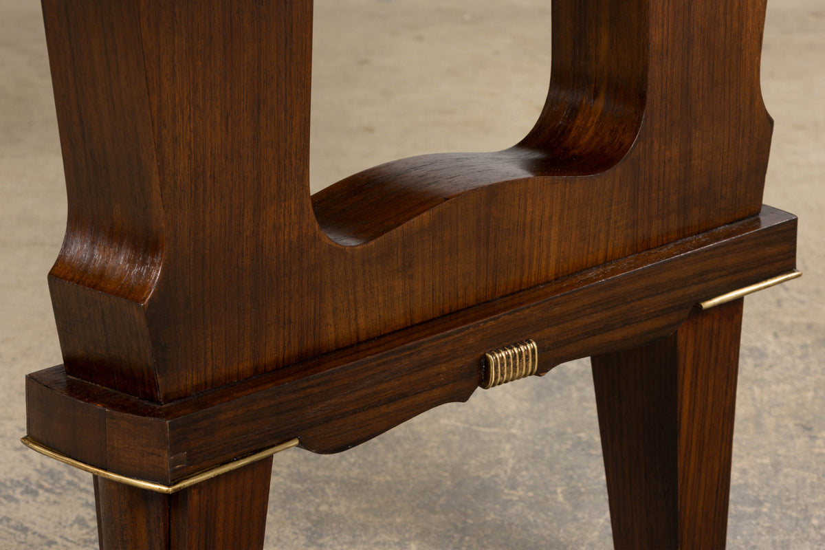 1930s French Parisian Art Deco Rosewood Dining Table