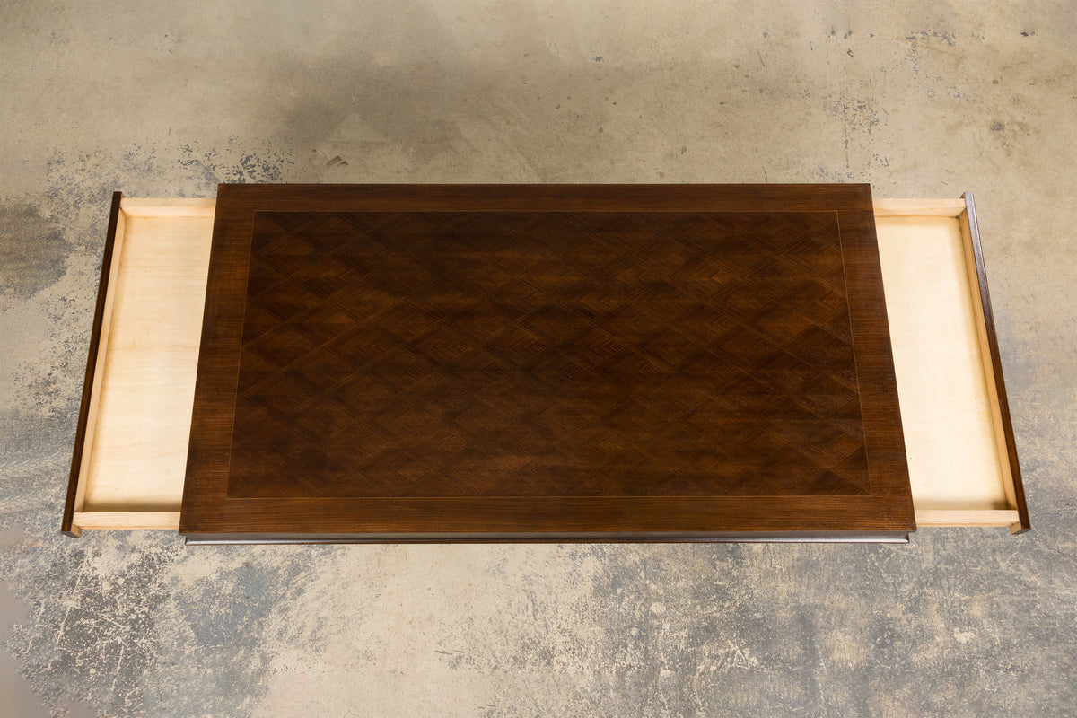 1930s French Parisian Art Deco Rosewood Dining Table