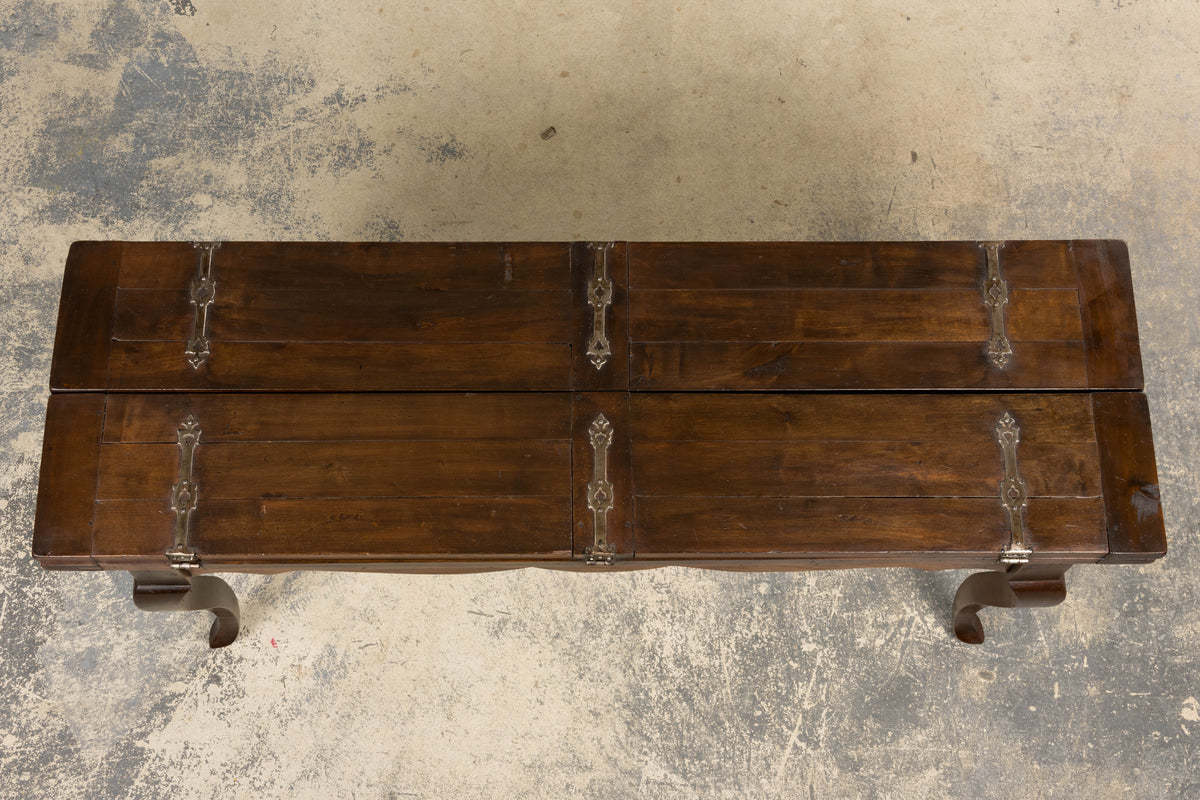 Late 19th Century Country French Provincial Maple Folding Table