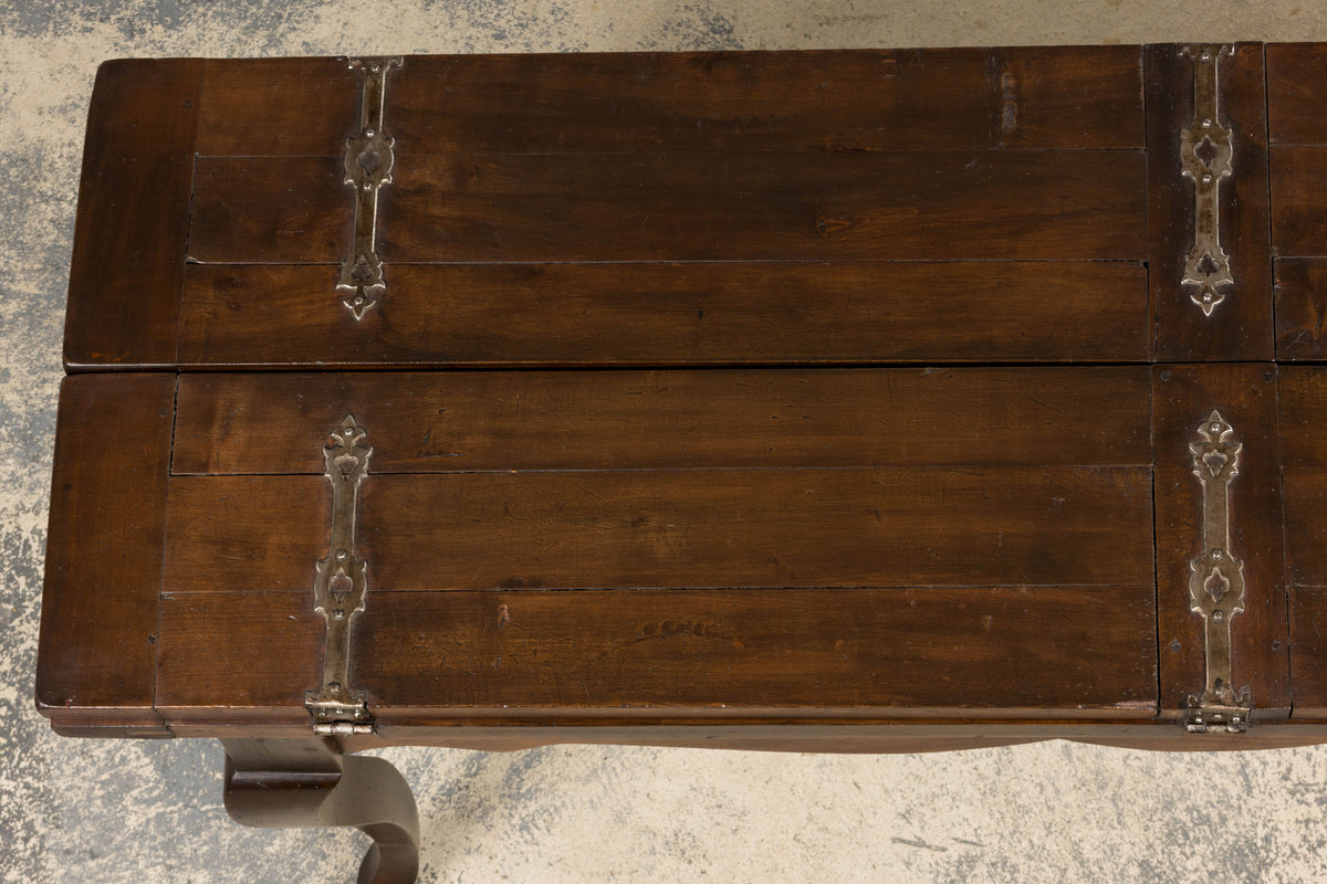 Late 19th Century Country French Provincial Maple Folding Table