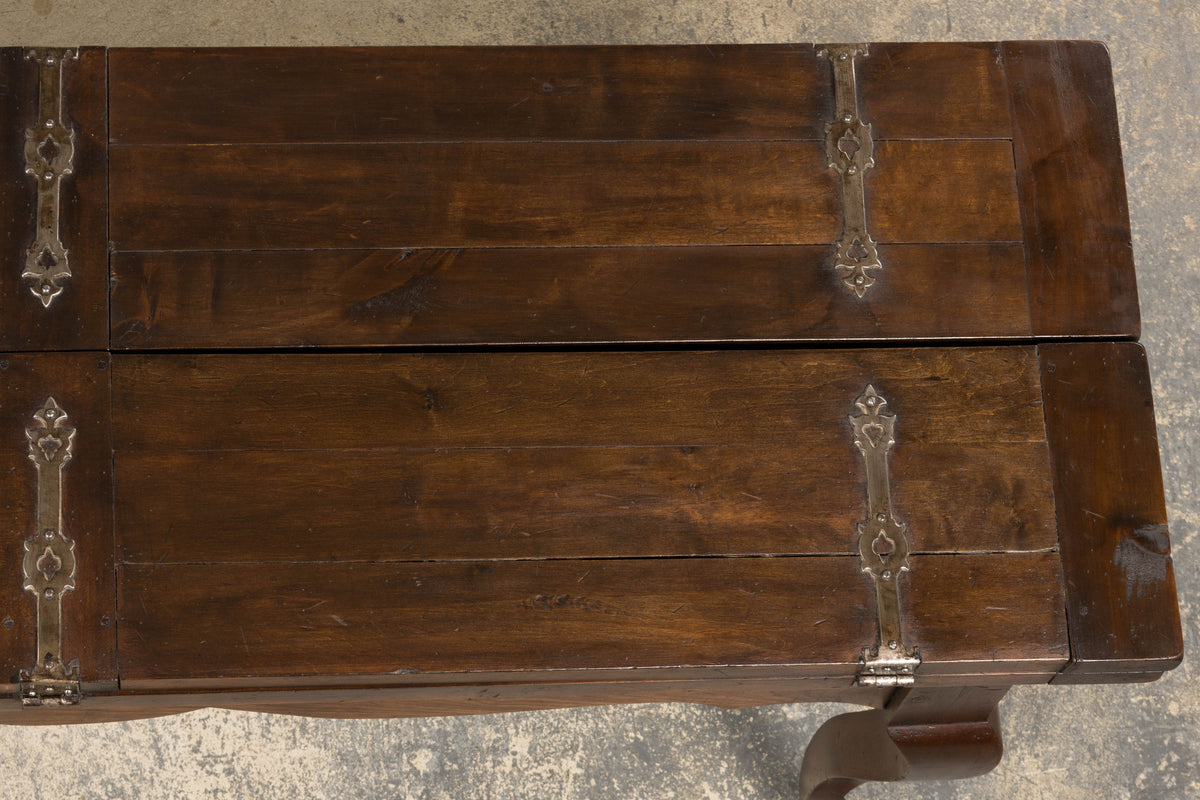 Late 19th Century Country French Provincial Maple Folding Table