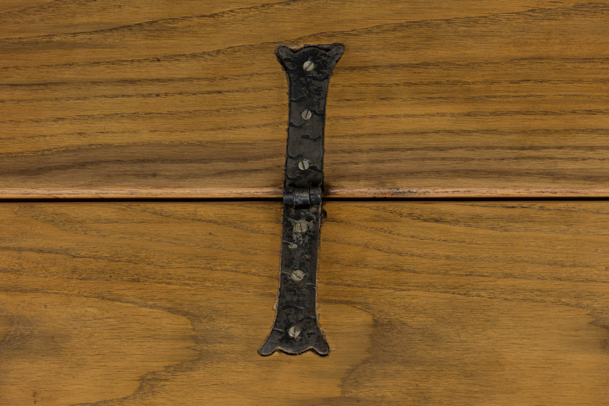 Country French Louis XIII Style Bleached Mixed Wood Folding Table