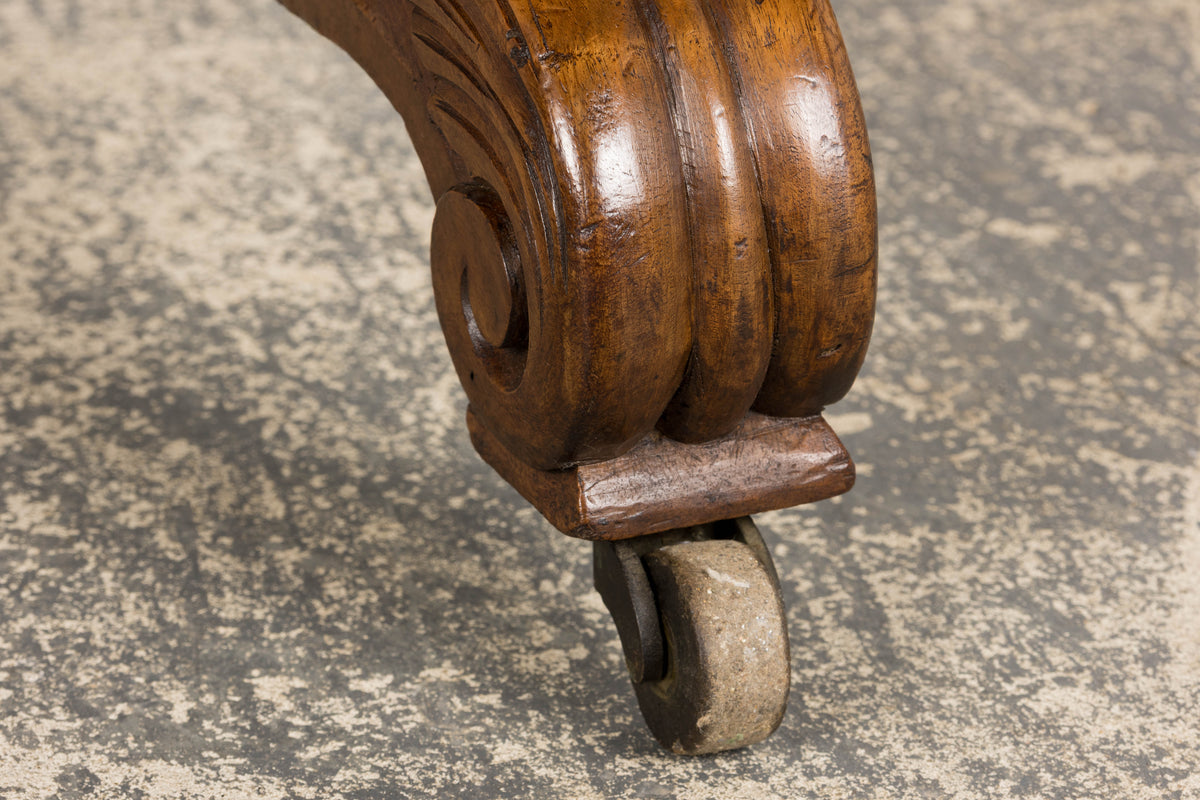 19th Century French Renaissance Revival Pedestal Center Table