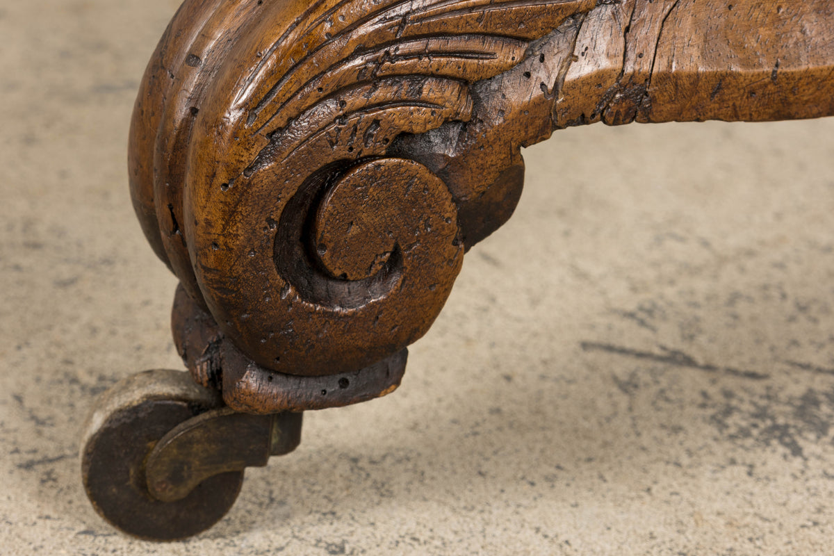 19th Century French Renaissance Revival Pedestal Center Table