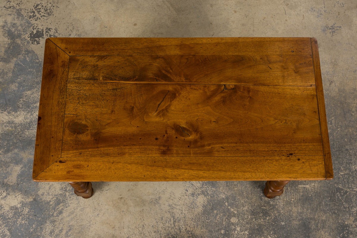 Antique French Louis XIII Style Walnut Writing Desk