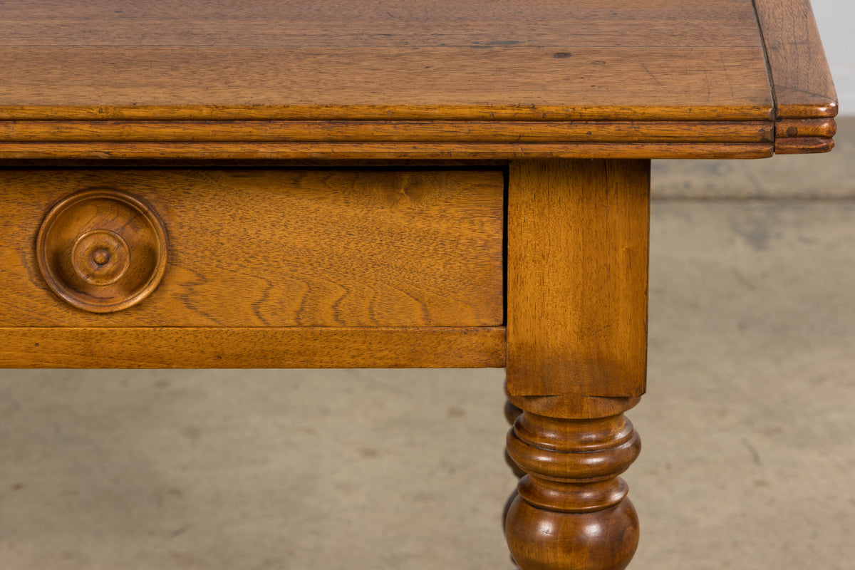 Antique French Louis XIII Style Walnut Writing Desk