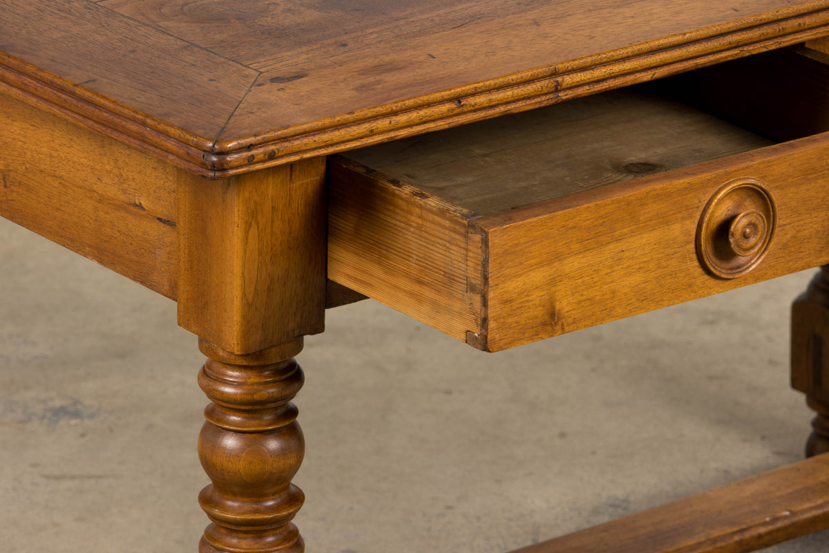 Antique French Louis XIII Style Walnut Writing Desk