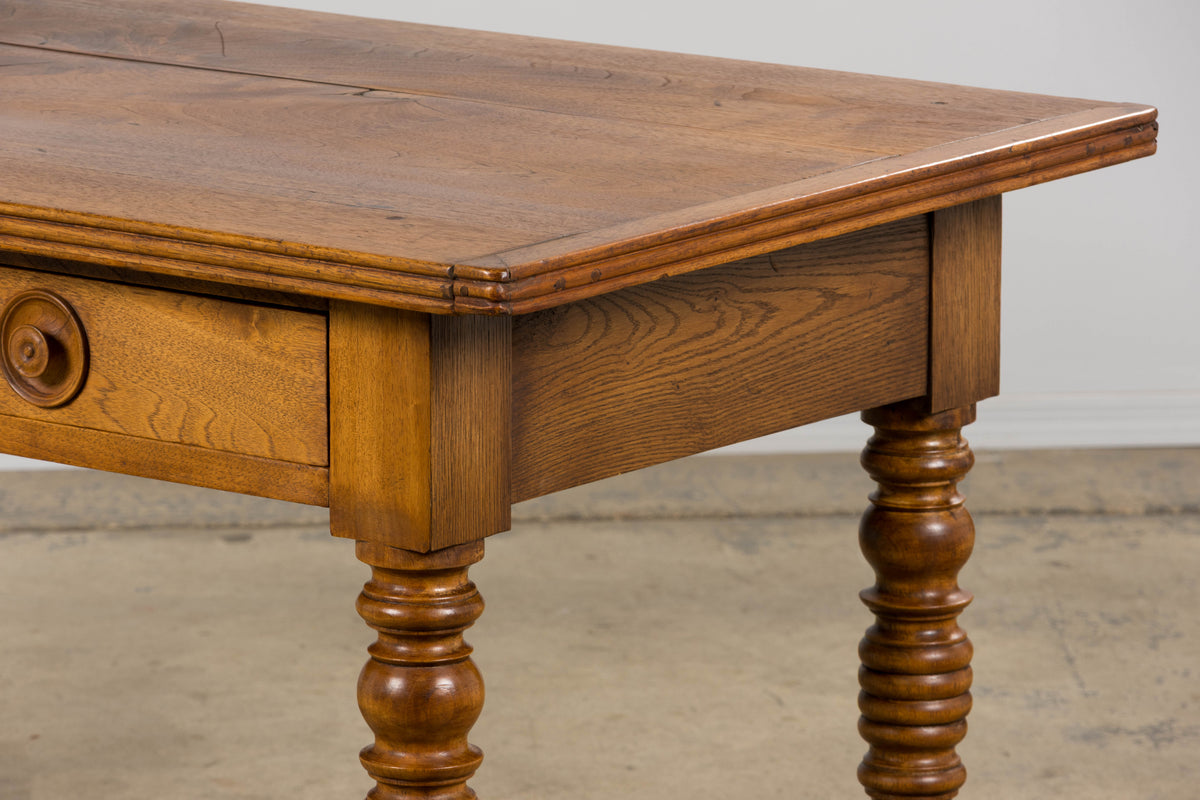 Antique French Louis XIII Style Walnut Writing Desk