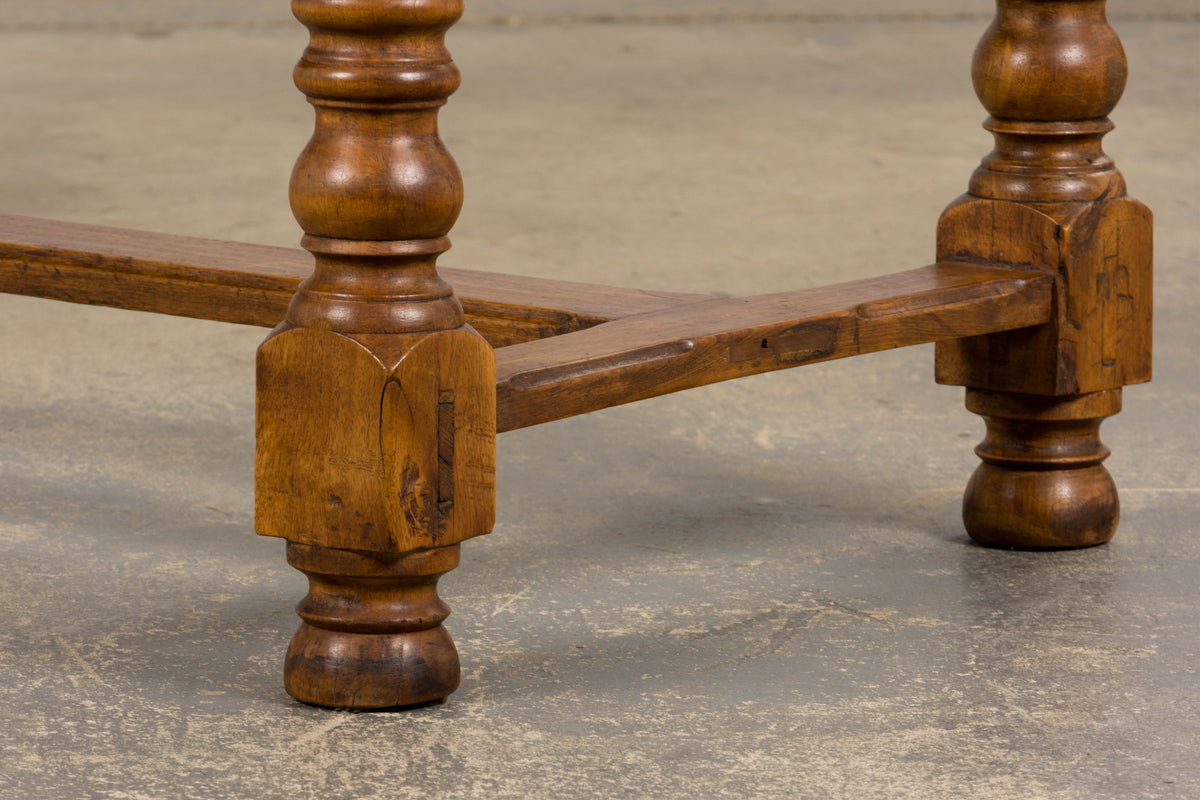 Antique French Louis XIII Style Walnut Writing Desk