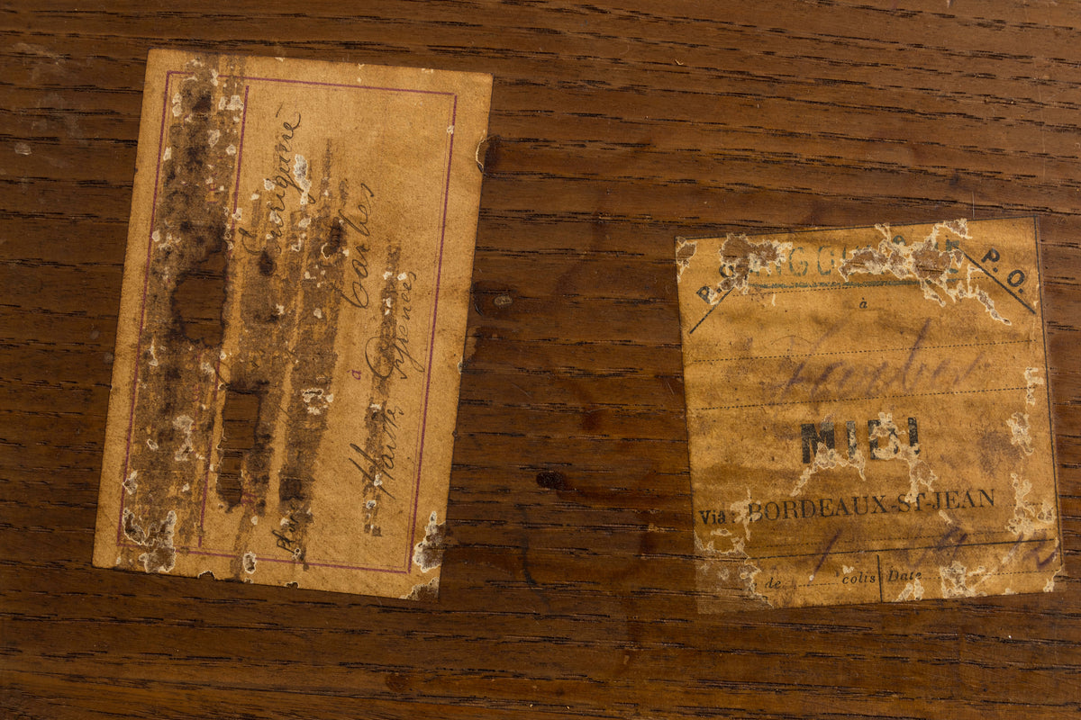 Early 19th Century French Empire Mahogany Sideboard W/ Carrara Marble