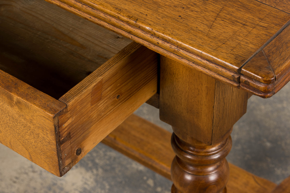 Antique French Louis XIII Style Walnut Writing Desk