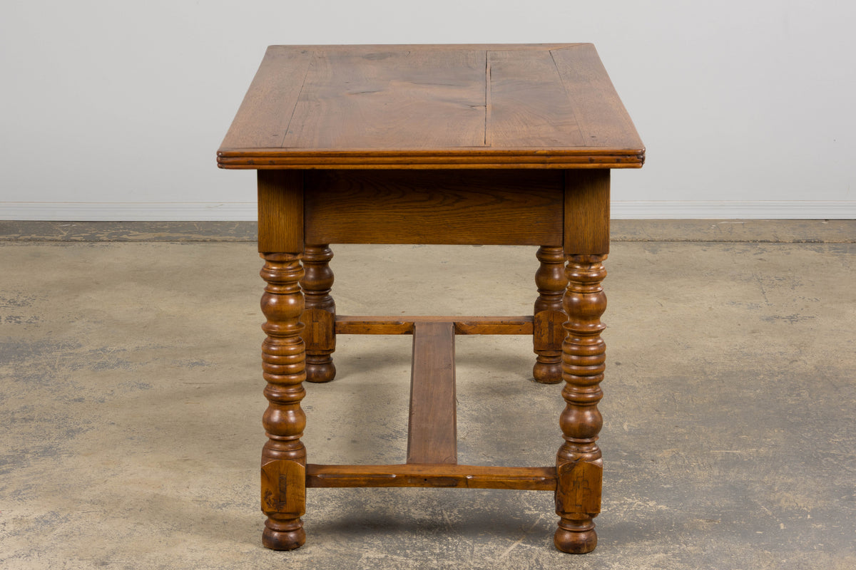 Antique French Louis XIII Style Walnut Writing Desk