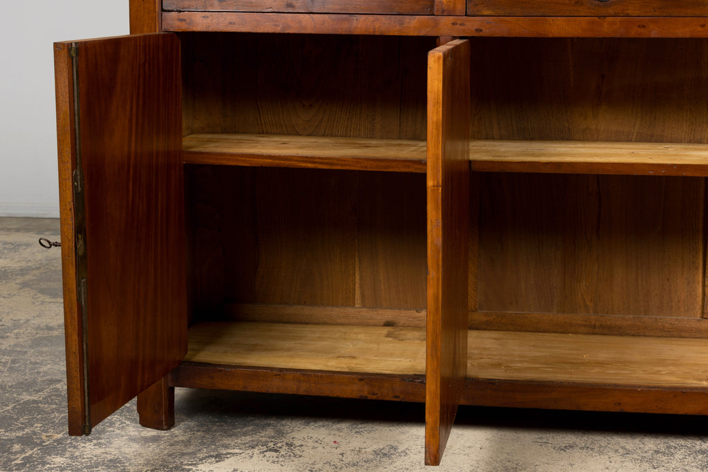 Early 19th Century French Empire Mahogany Sideboard W/ Carrara Marble