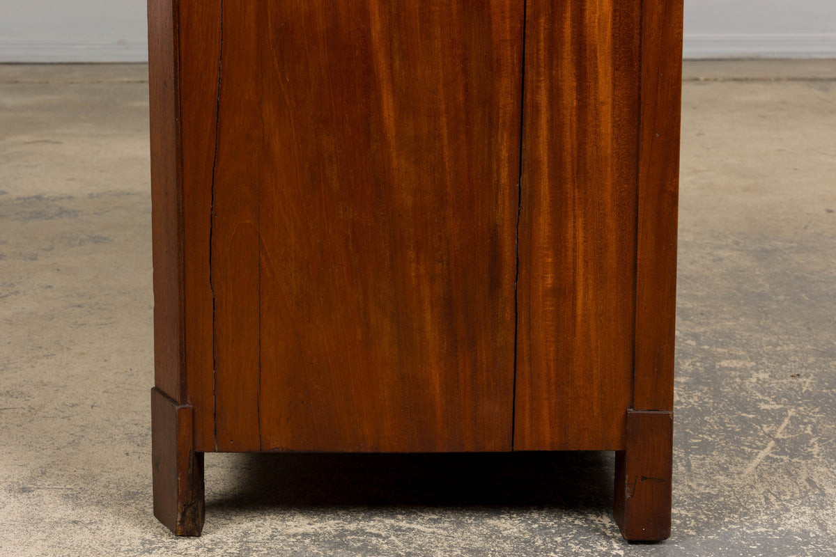 Early 19th Century French Empire Mahogany Sideboard W/ Carrara Marble
