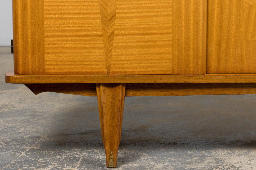 1940s French Art Deco Sycamore Maple Sideboard