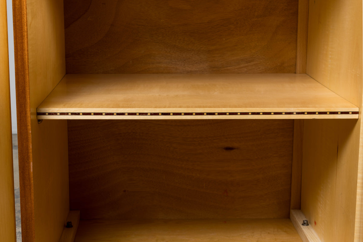 1940s French Art Deco Sycamore Maple Sideboard