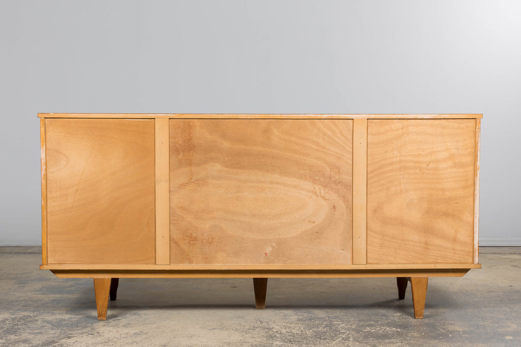 1940s French Art Deco Sycamore Maple Sideboard