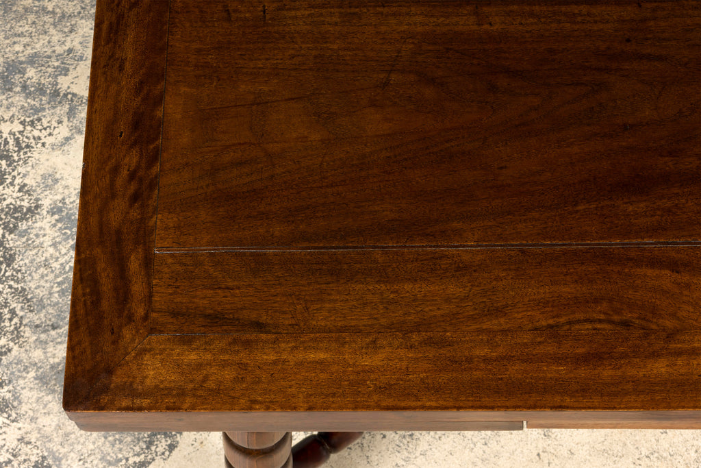 Late 19th Century English Jacobean Style Walnut Extendable Dining Table