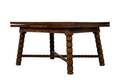 Late 19th Century English Jacobean Style Walnut Extendable Dining Table