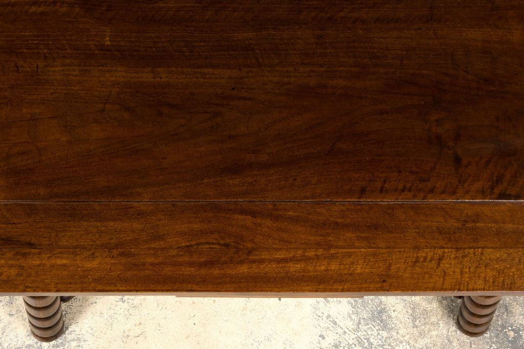 Late 19th Century English Jacobean Style Walnut Extendable Dining Table