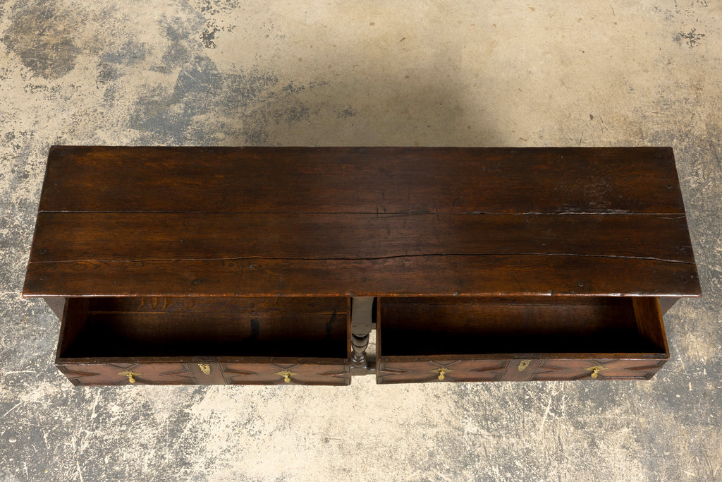 Late 18th Century English Oak Dresser Base or Server
