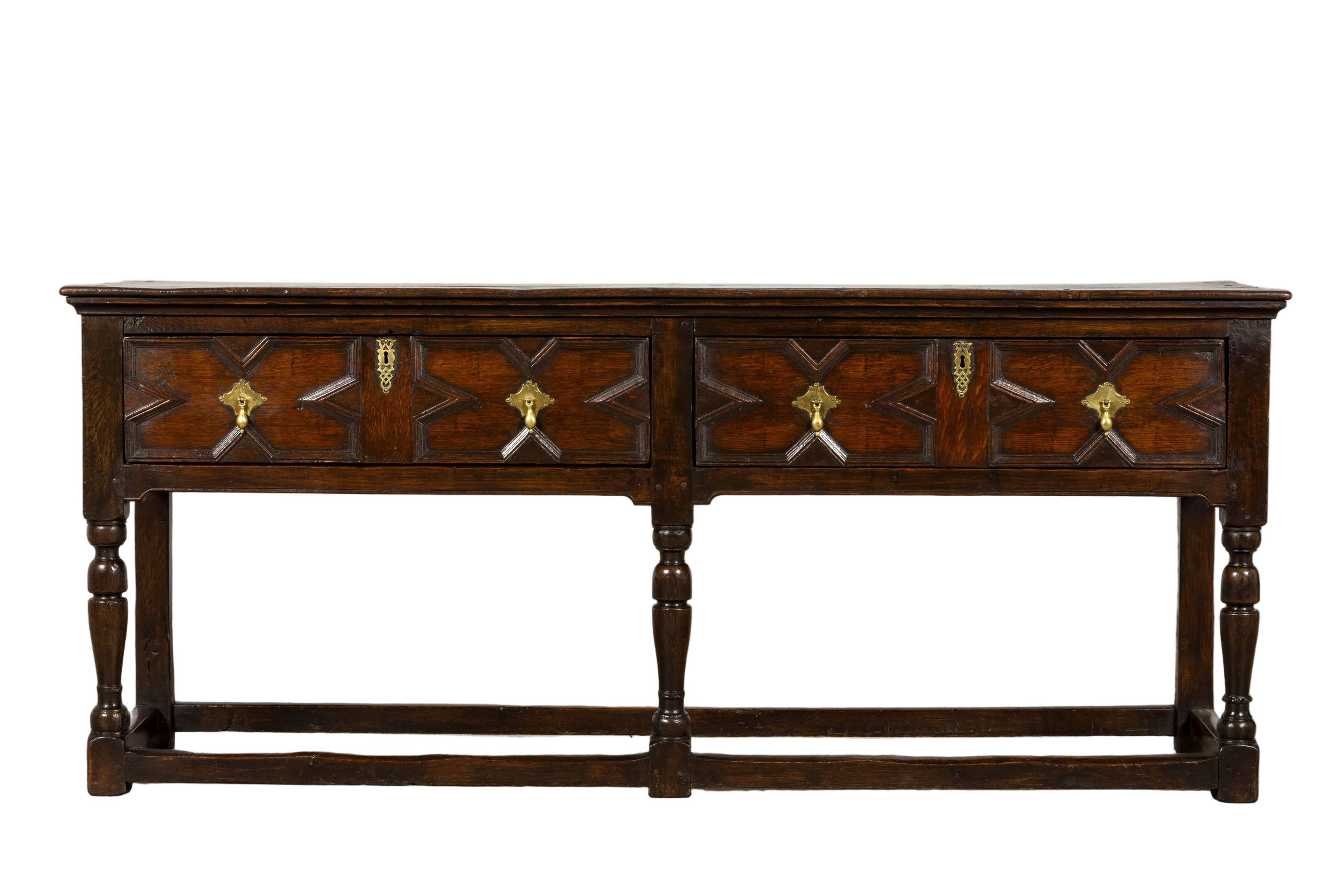 Late 18th Century English Oak Dresser Base or Server