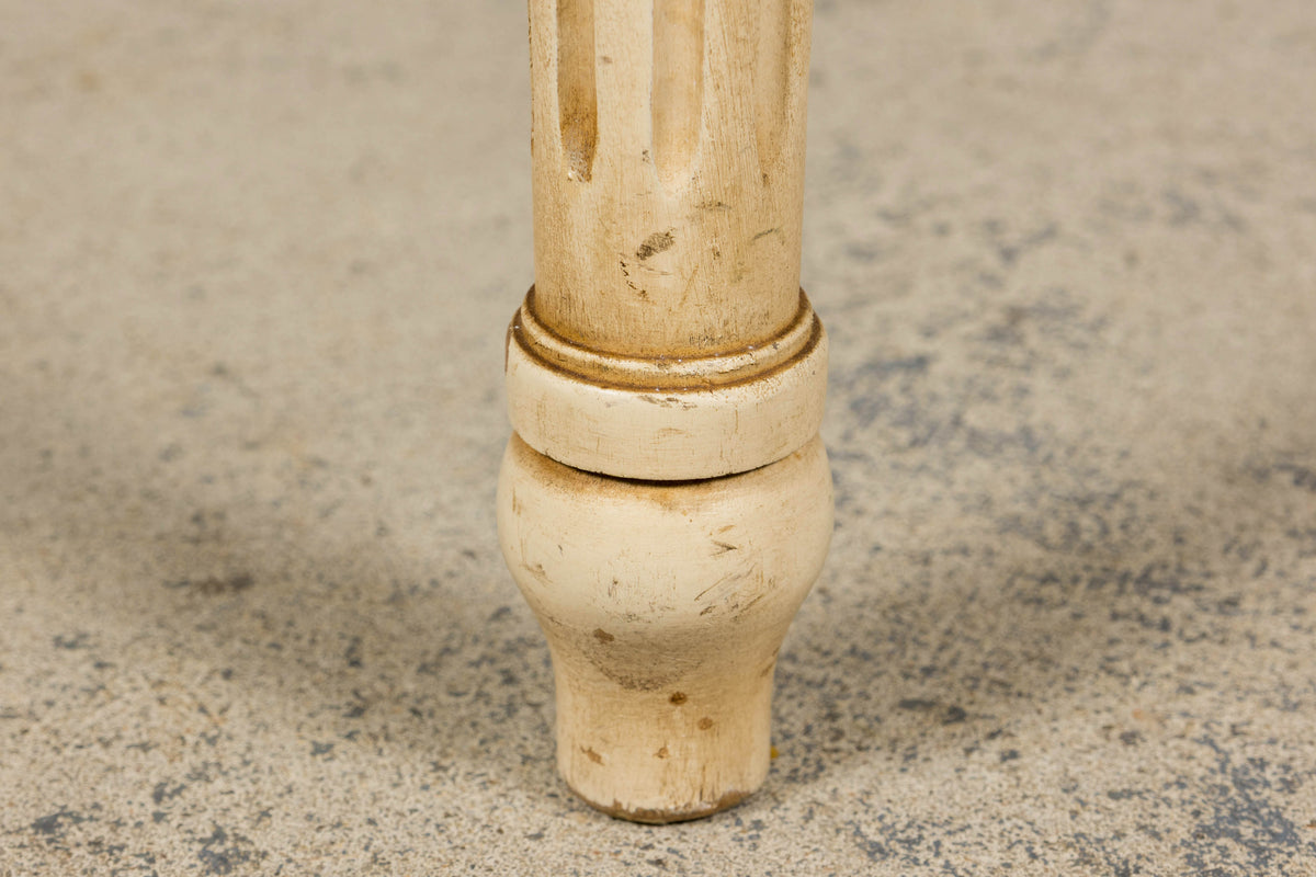 Antique French Louis XVI Style Dining Chairs in Olive Green Velvet - Set of 8