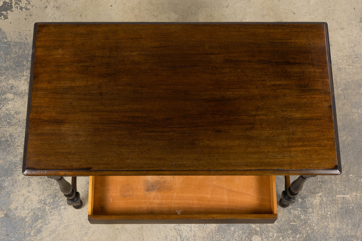 Antique Country French Provincial Maple Writing Table