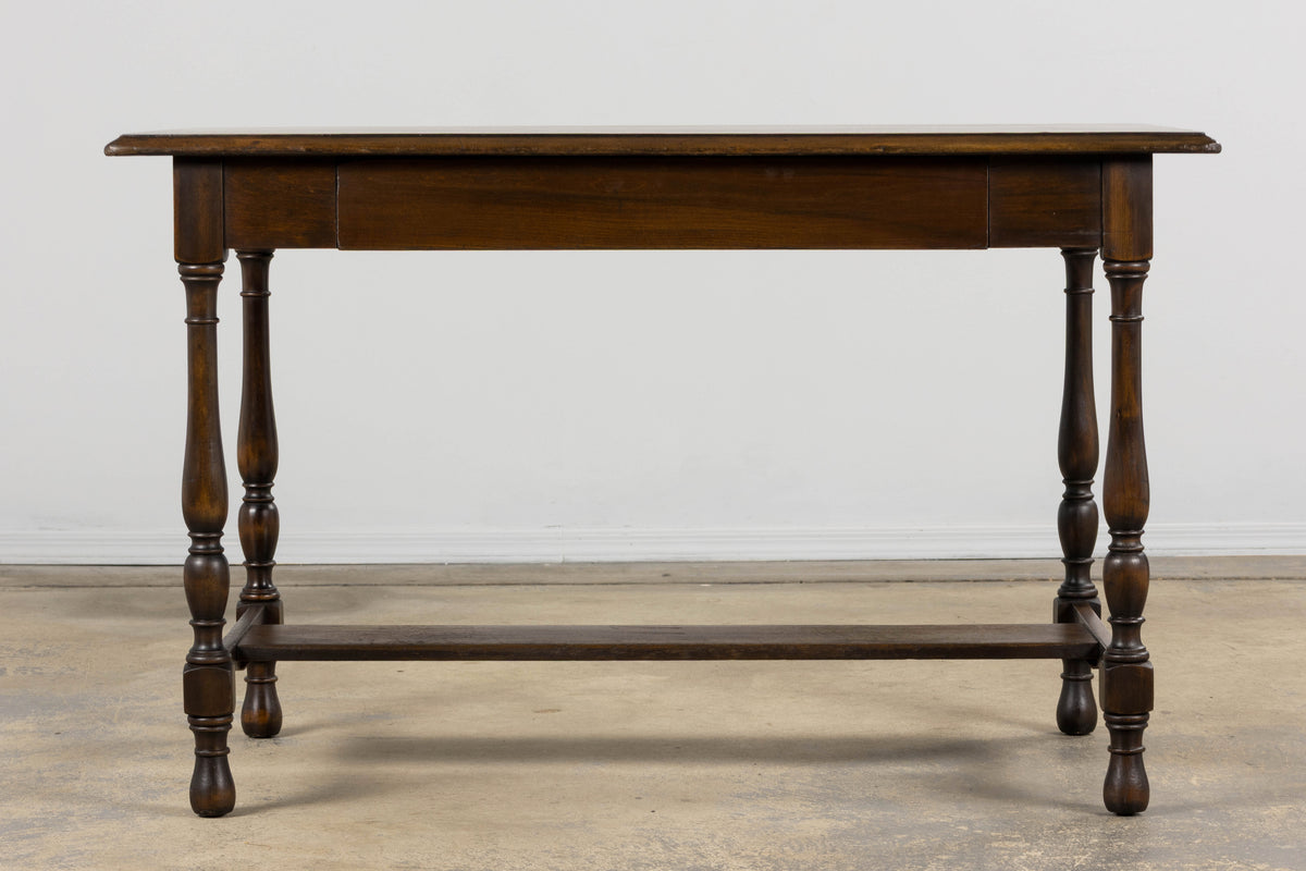 Antique Country French Provincial Maple Writing Table