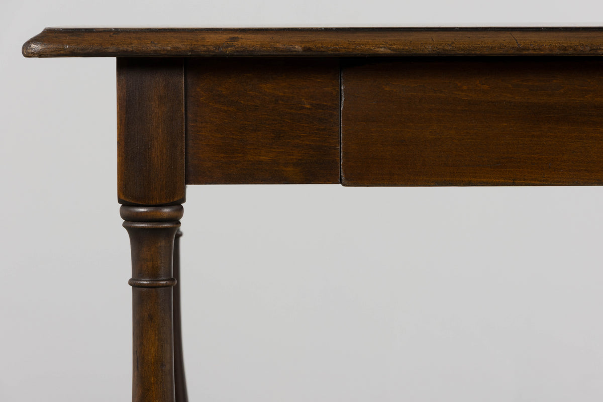 Antique Country French Provincial Maple Writing Table