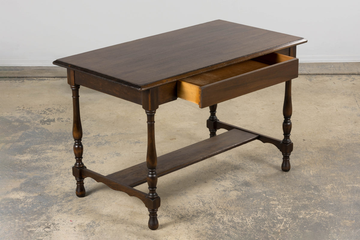 Antique Country French Provincial Maple Writing Table