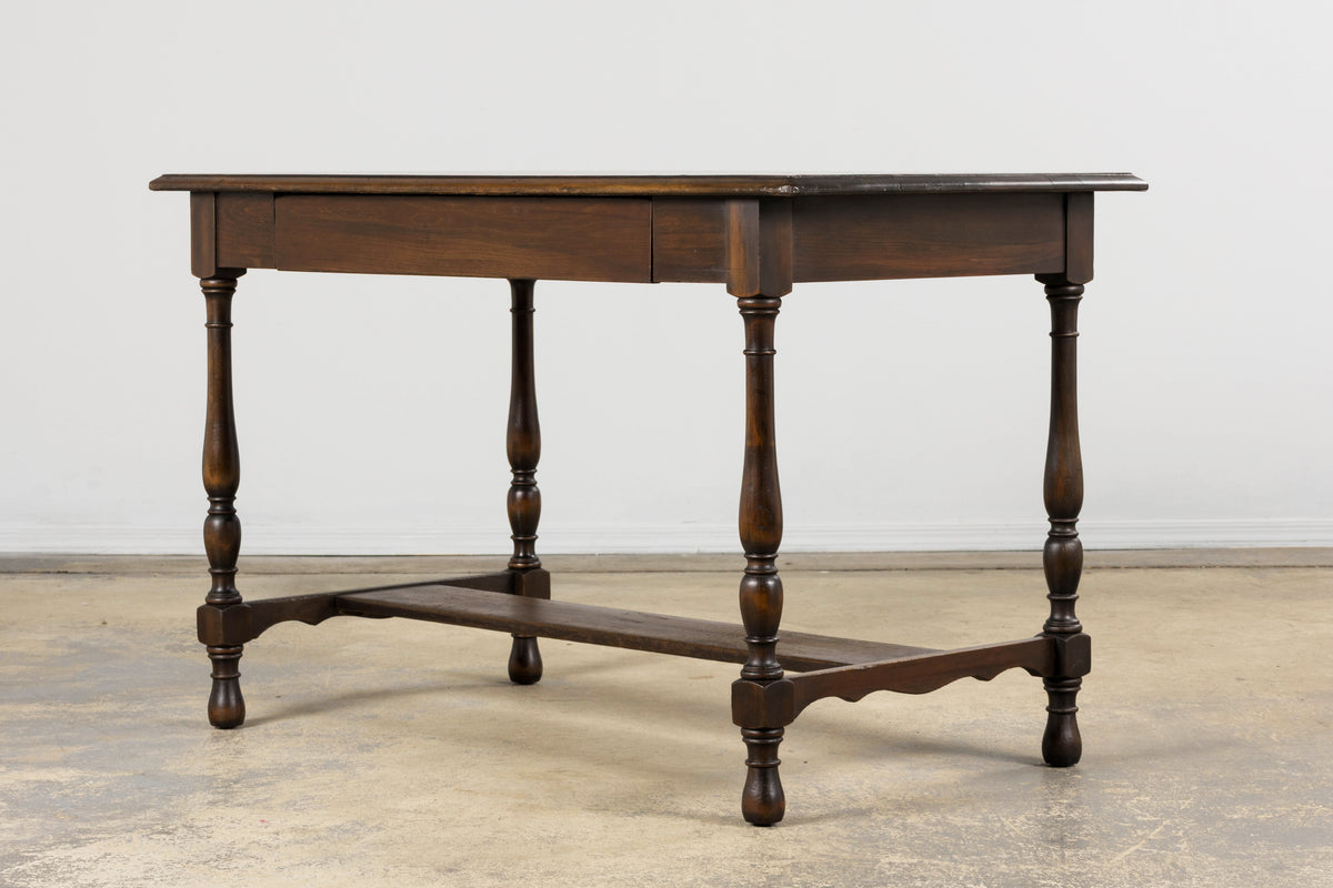 Antique Country French Provincial Maple Writing Table