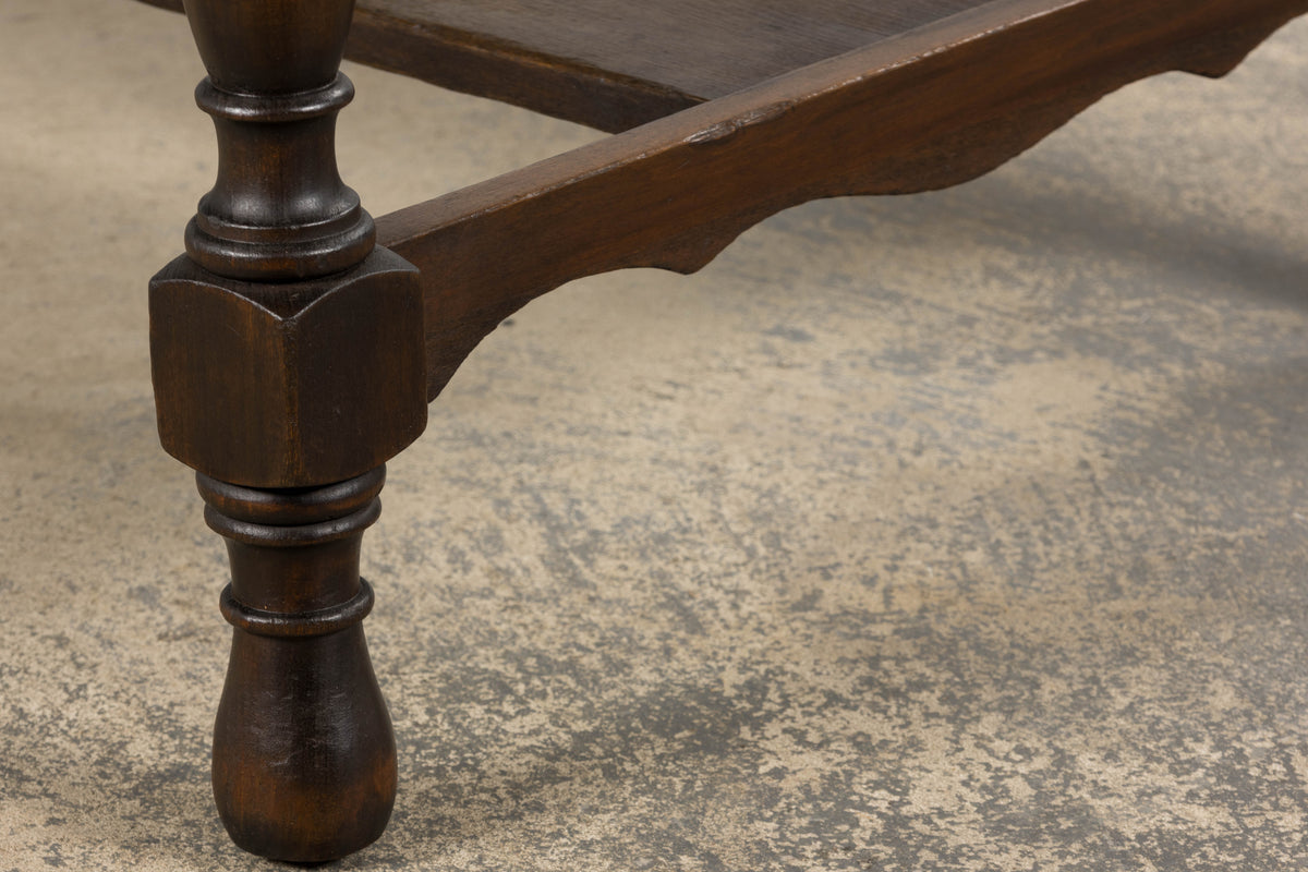 Antique Country French Provincial Maple Writing Table