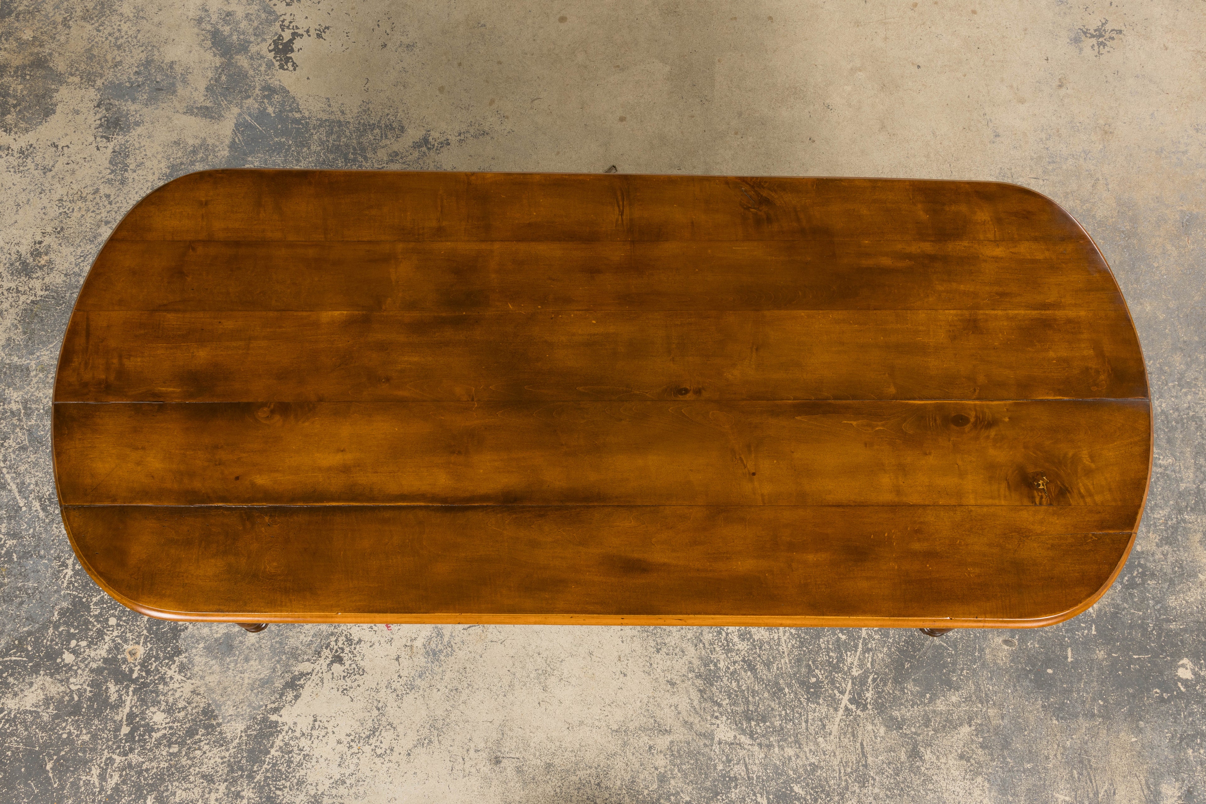 Antique French Provincial Fruitwood Farmhouse Dining Table