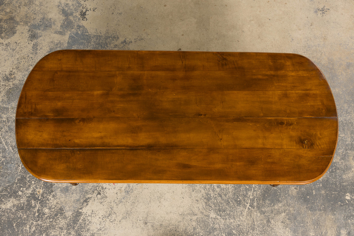 Antique French Provincial Fruitwood Farmhouse Dining Table