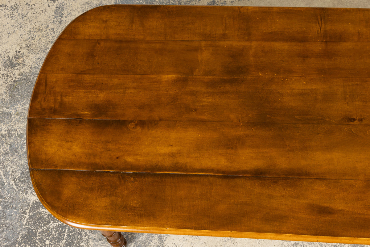 Antique French Provincial Fruitwood Farmhouse Dining Table