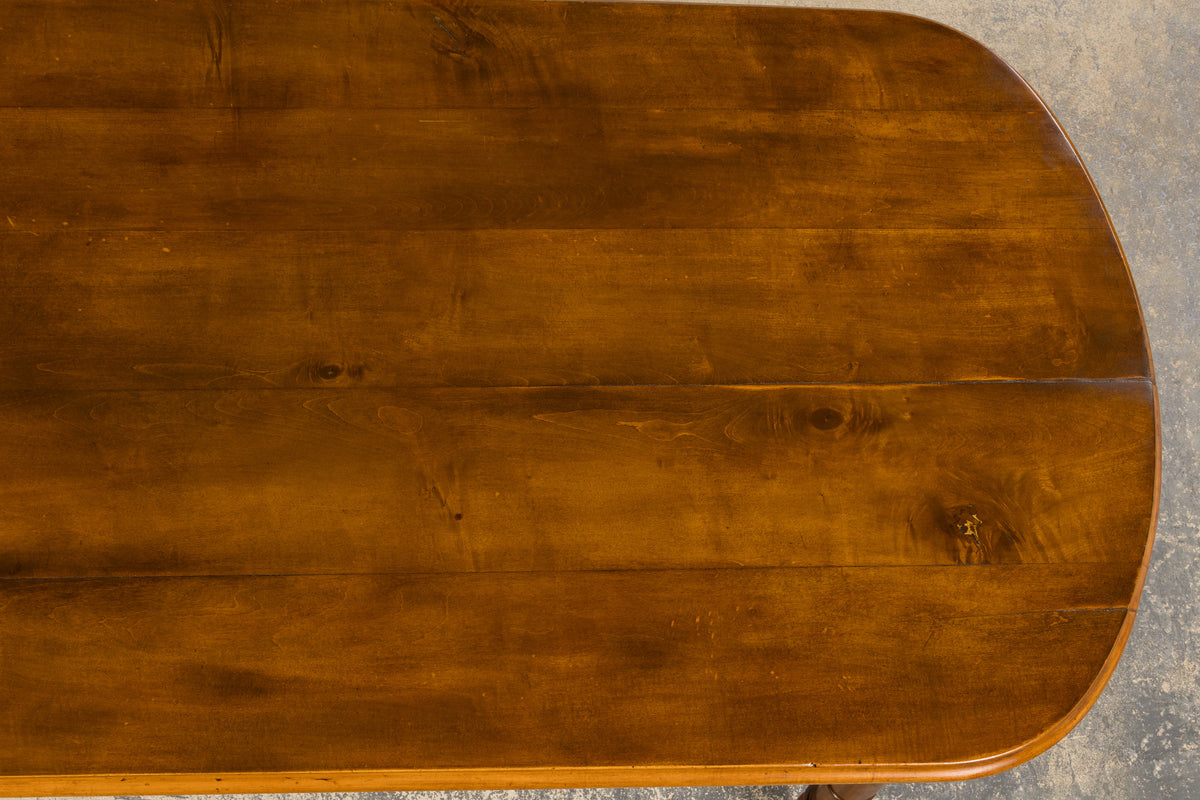 Antique French Provincial Fruitwood Farmhouse Dining Table