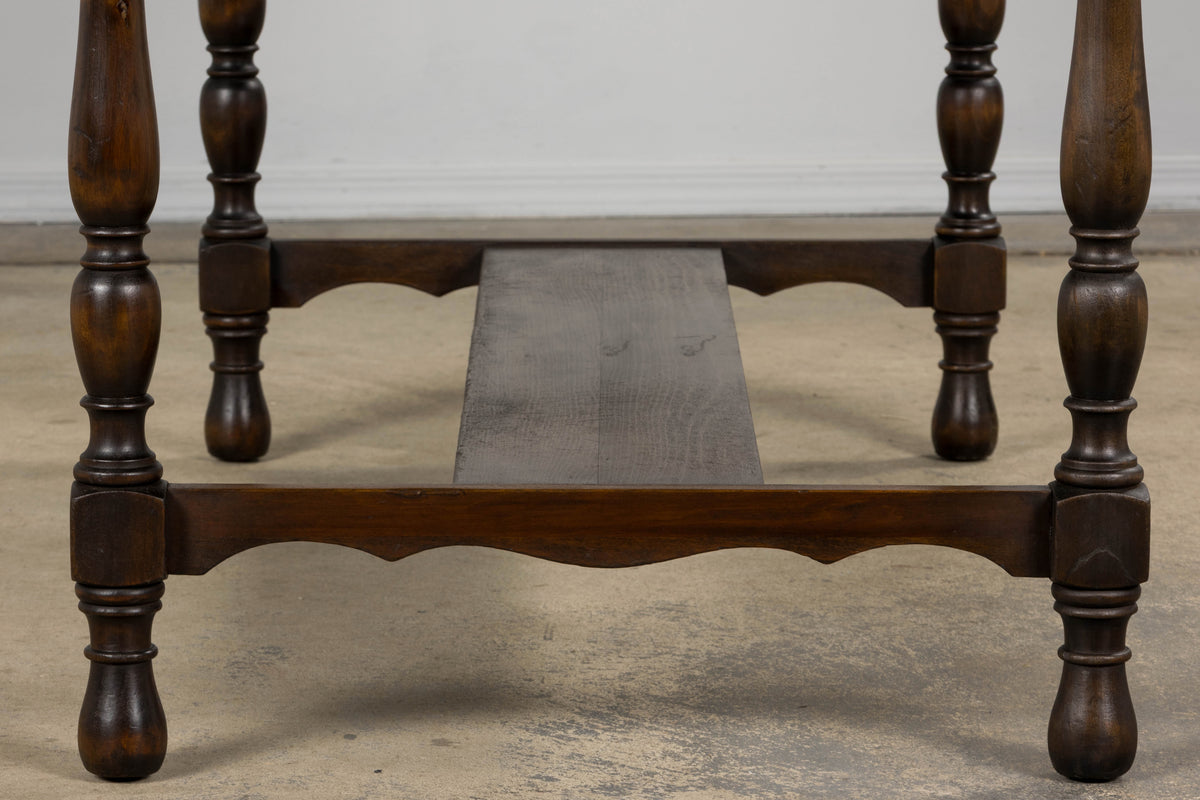 Antique Country French Provincial Maple Writing Table