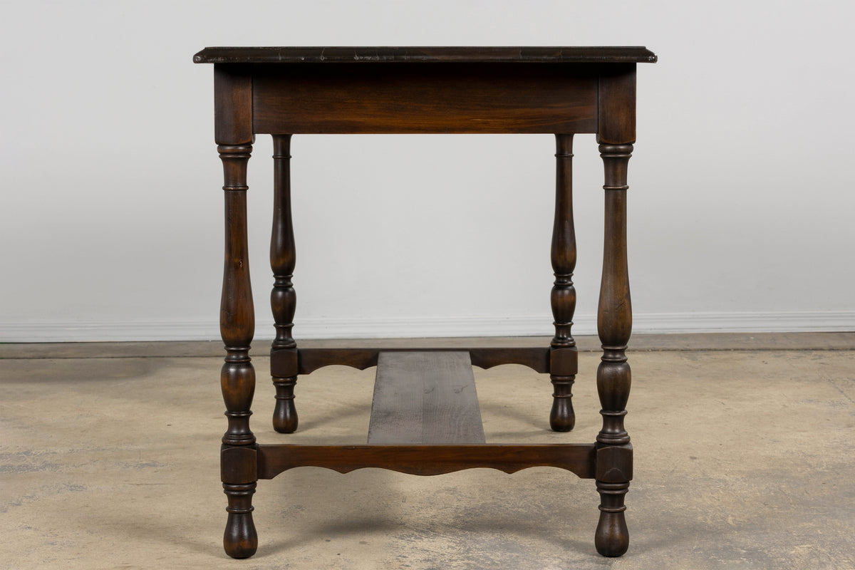 Antique Country French Provincial Maple Writing Table
