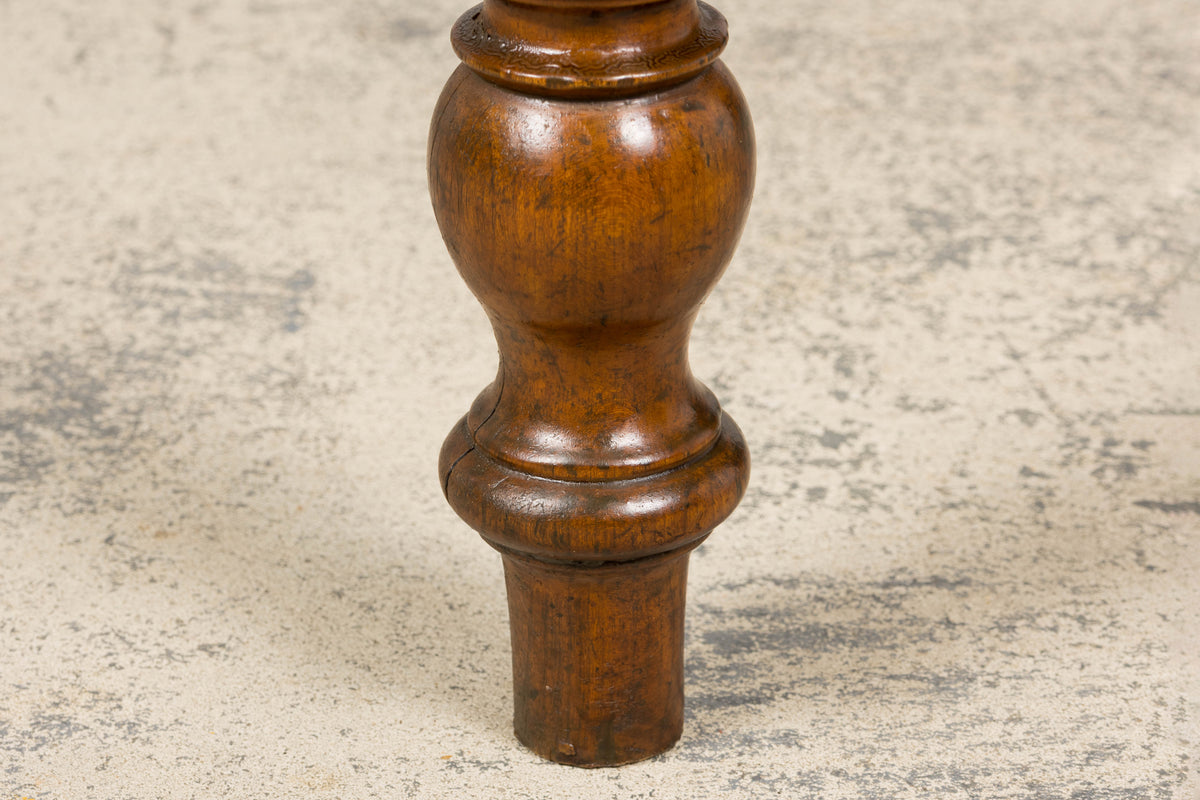 Antique French Provincial Fruitwood Farmhouse Dining Table