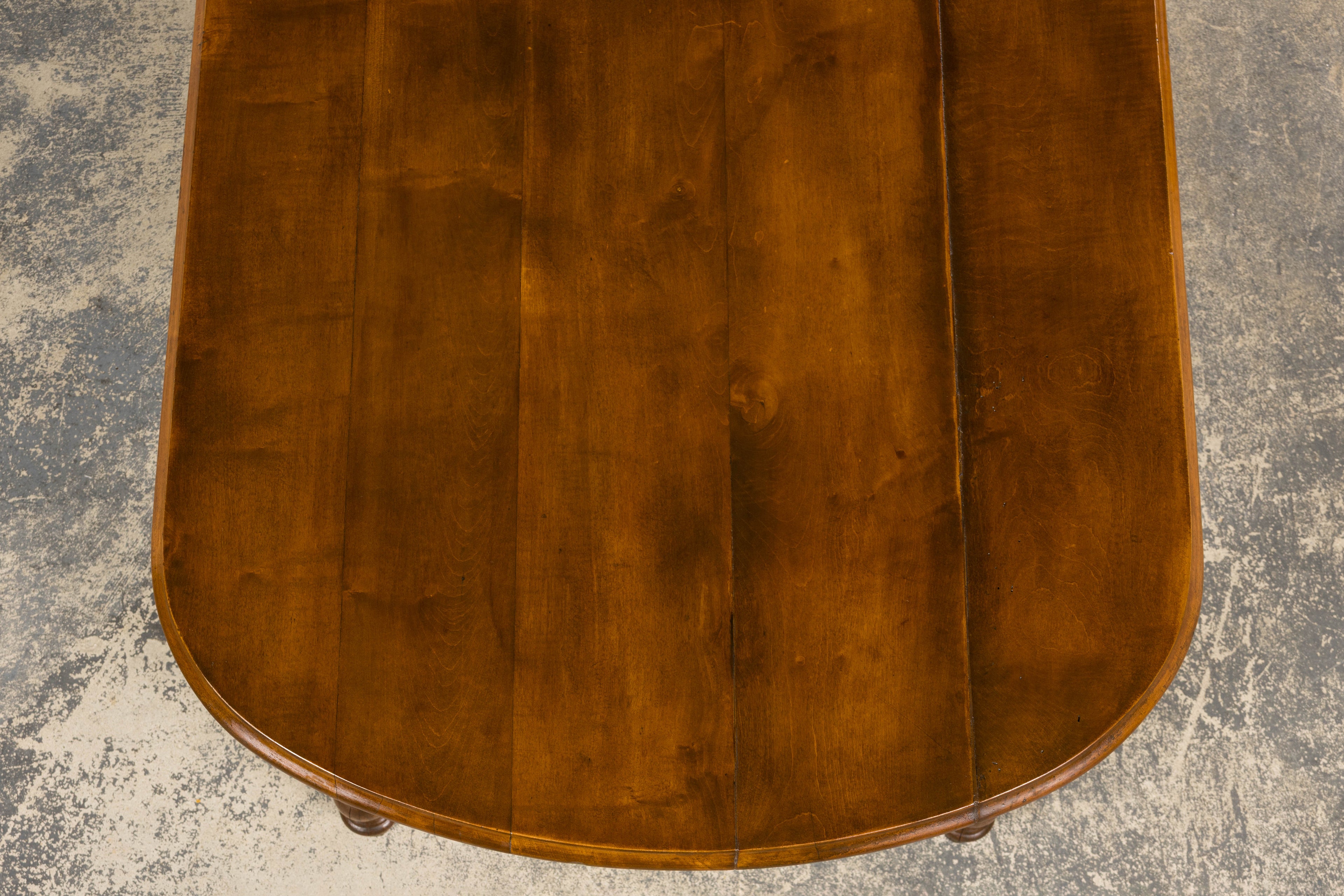 Antique French Provincial Fruitwood Farmhouse Dining Table