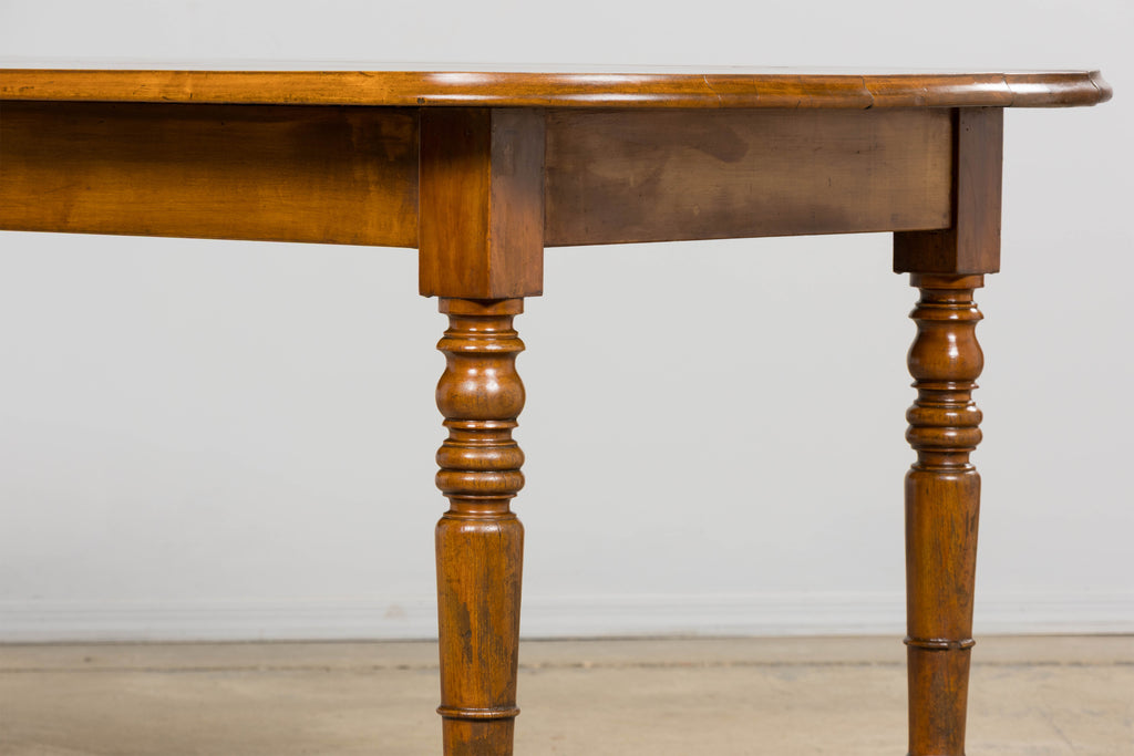 Antique French Provincial Fruitwood Farmhouse Dining Table
