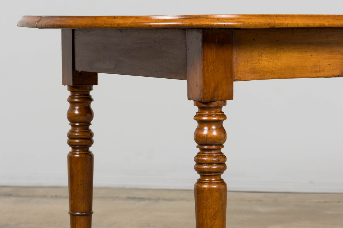 Antique French Provincial Fruitwood Farmhouse Dining Table