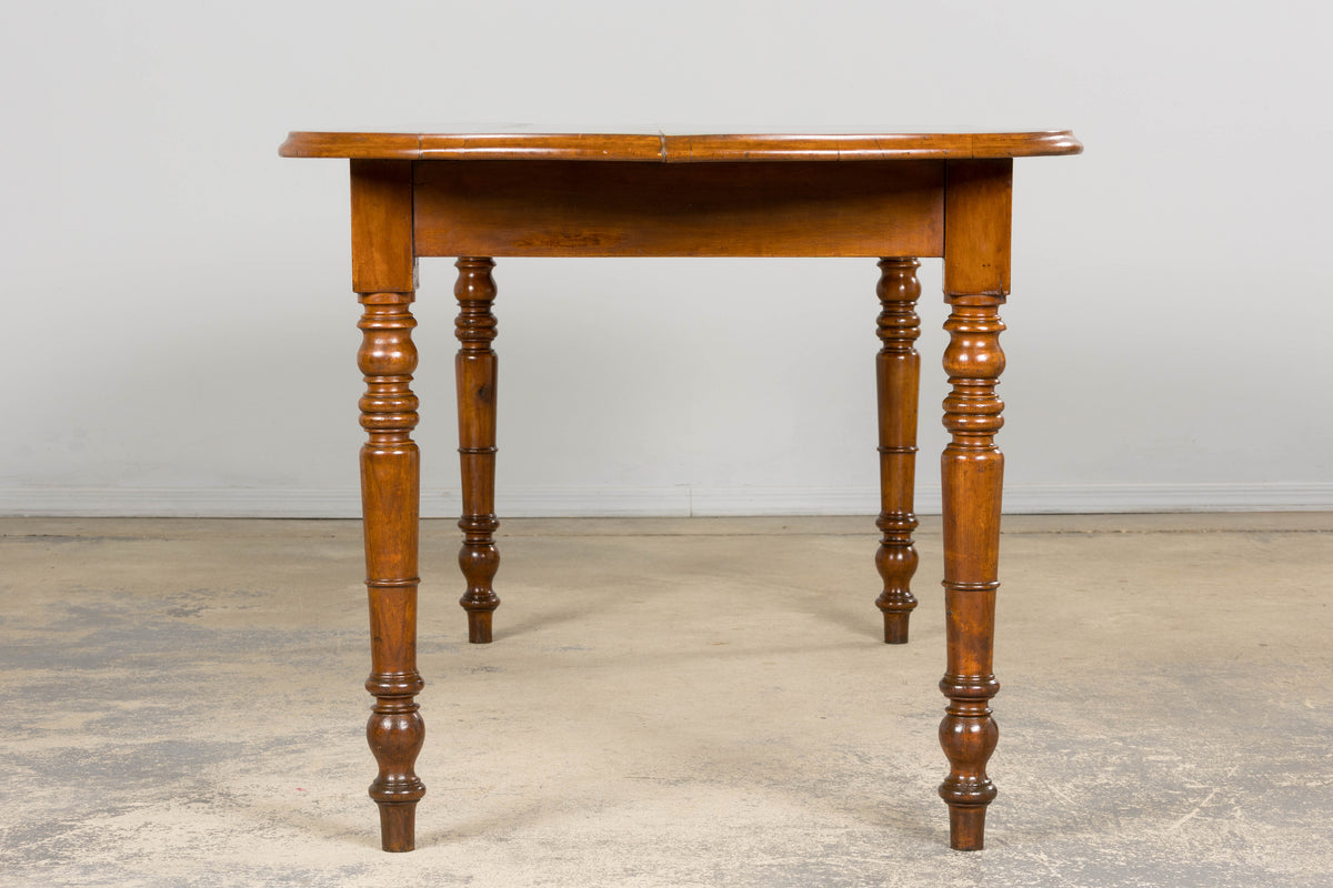 Antique French Provincial Fruitwood Farmhouse Dining Table