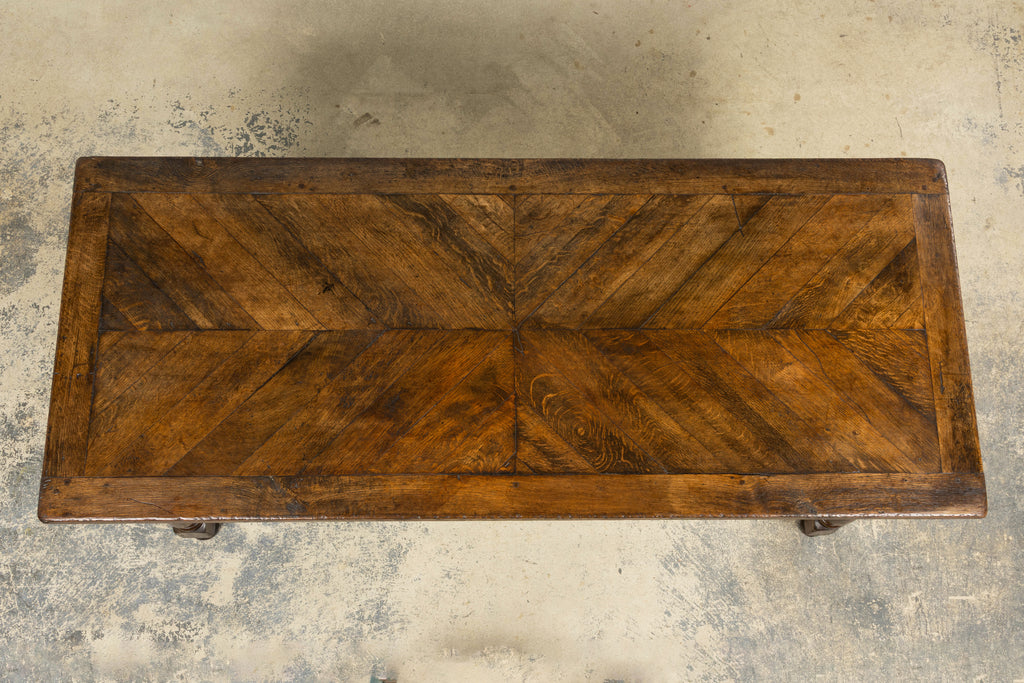 ON HOLD 18th Century French Provincial Louis XIII Style Oak Table
