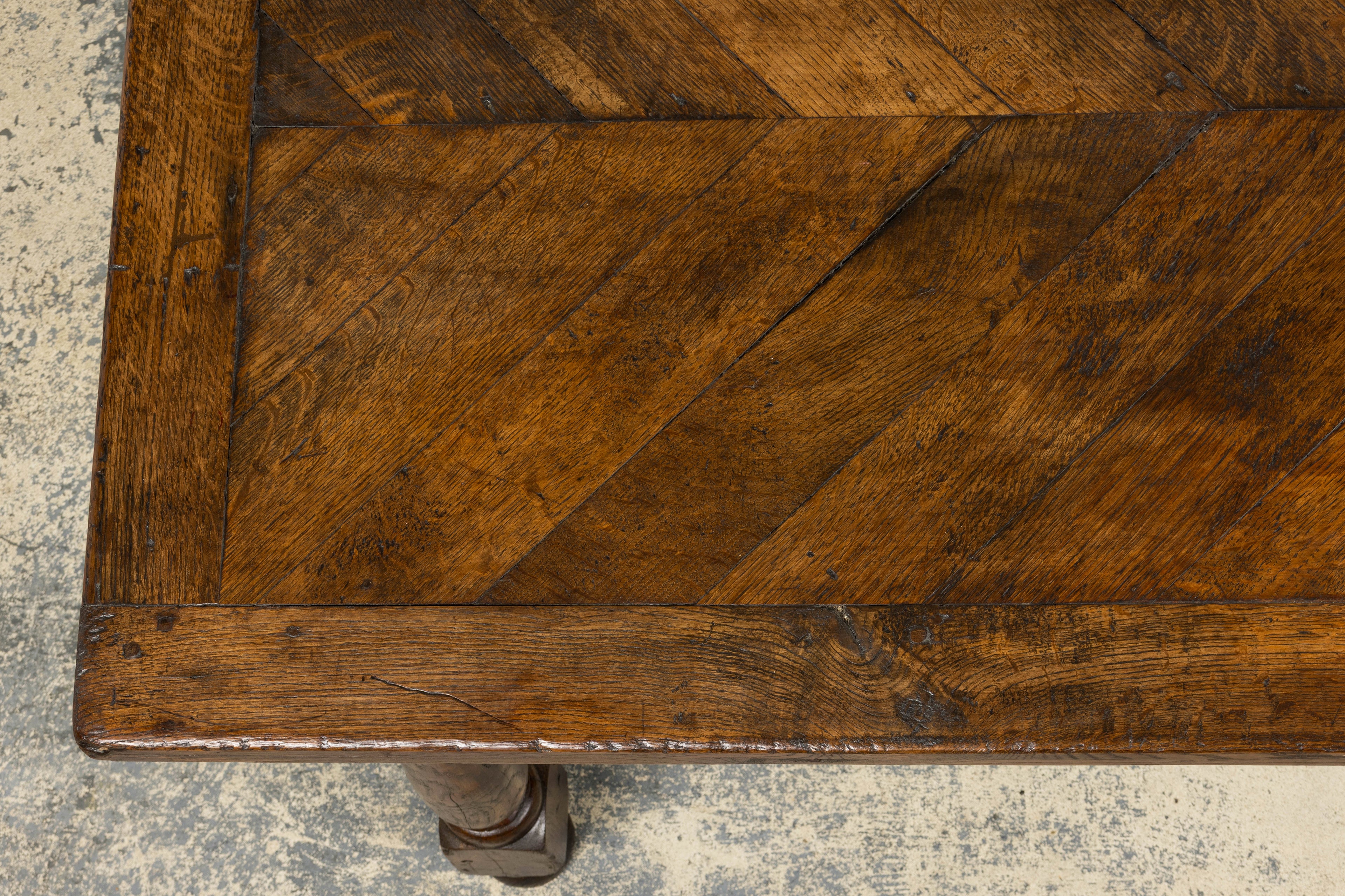 ON HOLD 18th Century French Provincial Louis XIII Style Oak Table