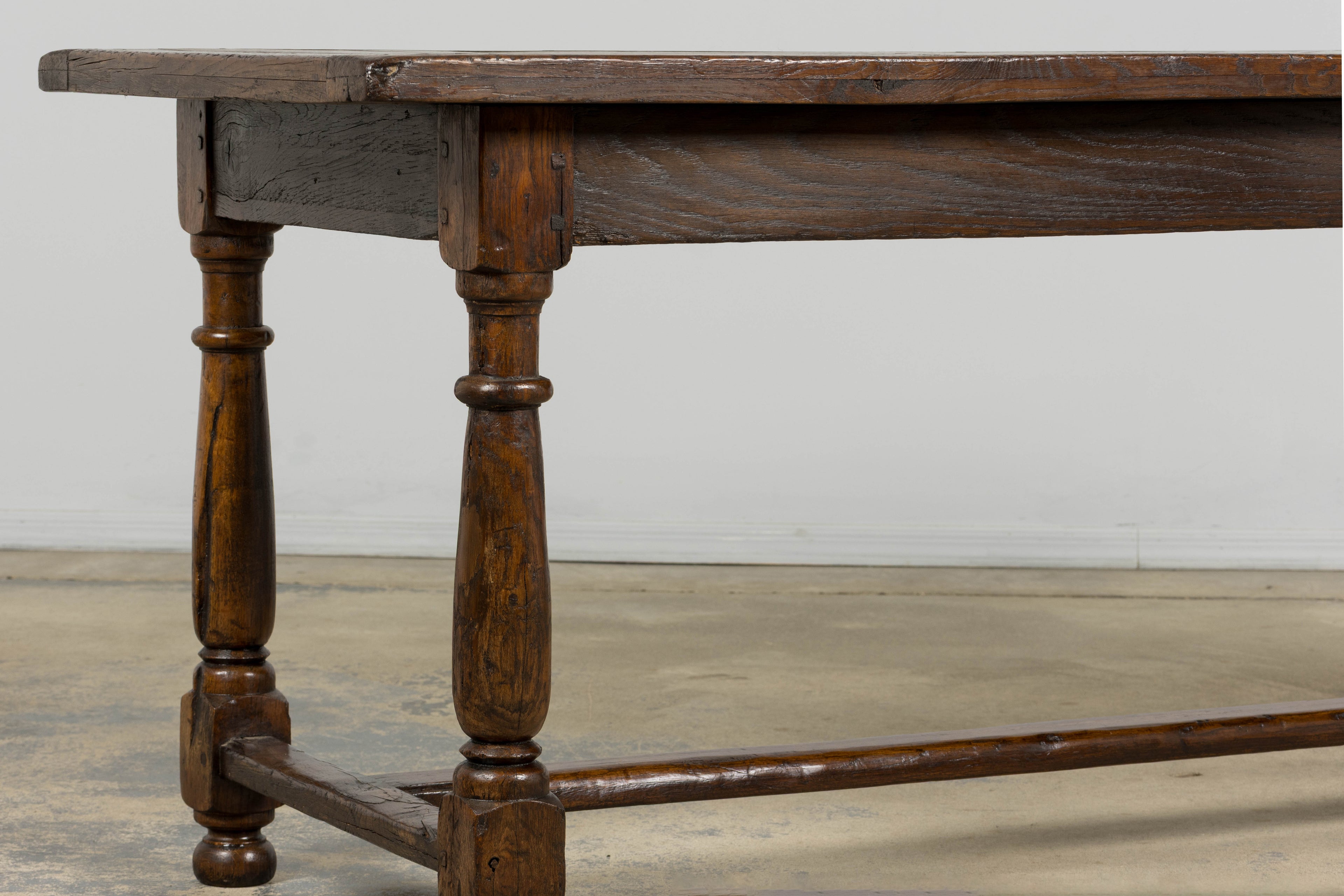ON HOLD 18th Century French Provincial Louis XIII Style Oak Table
