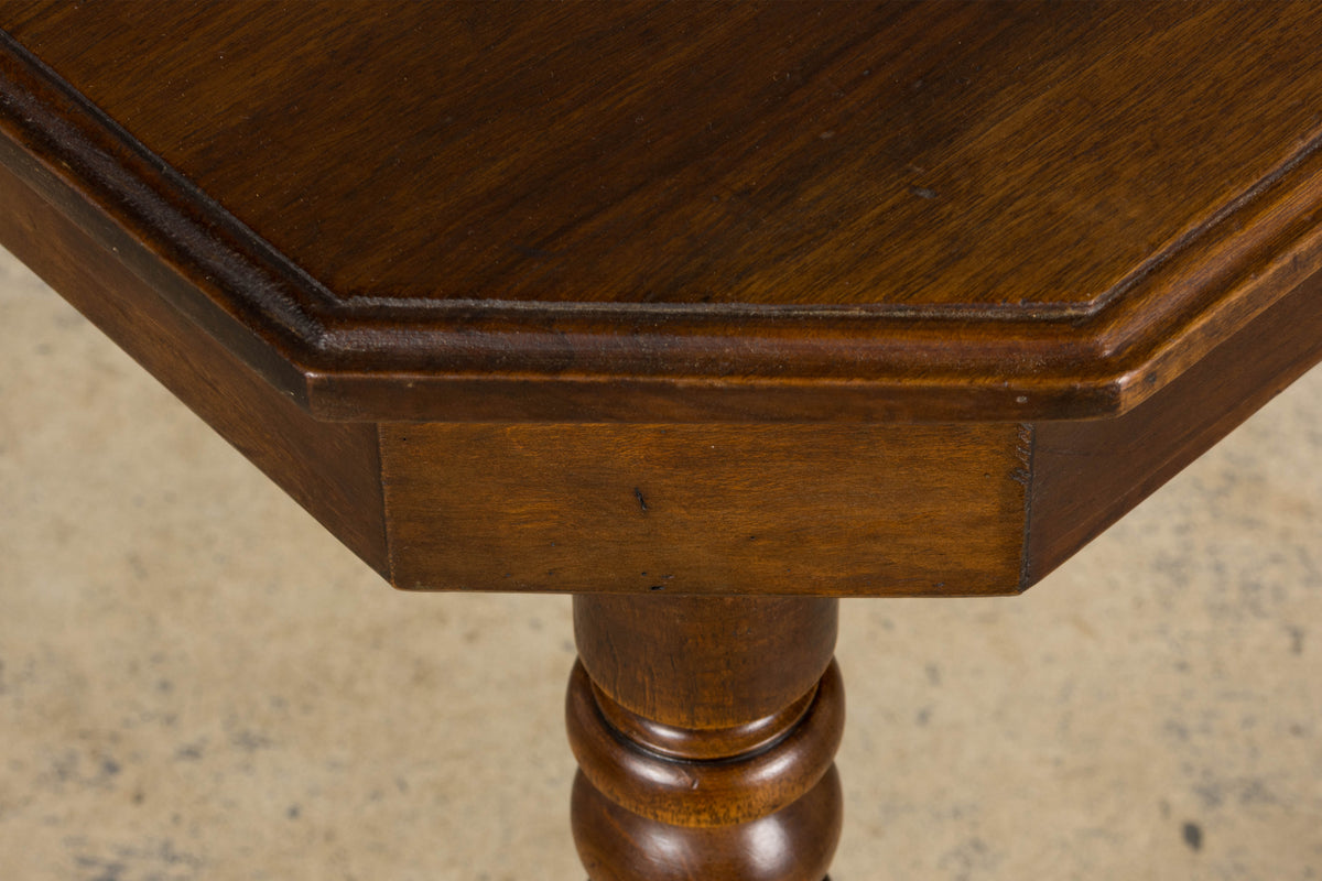 19th Century Country French Louis Philippe Style Walnut Writing Desk