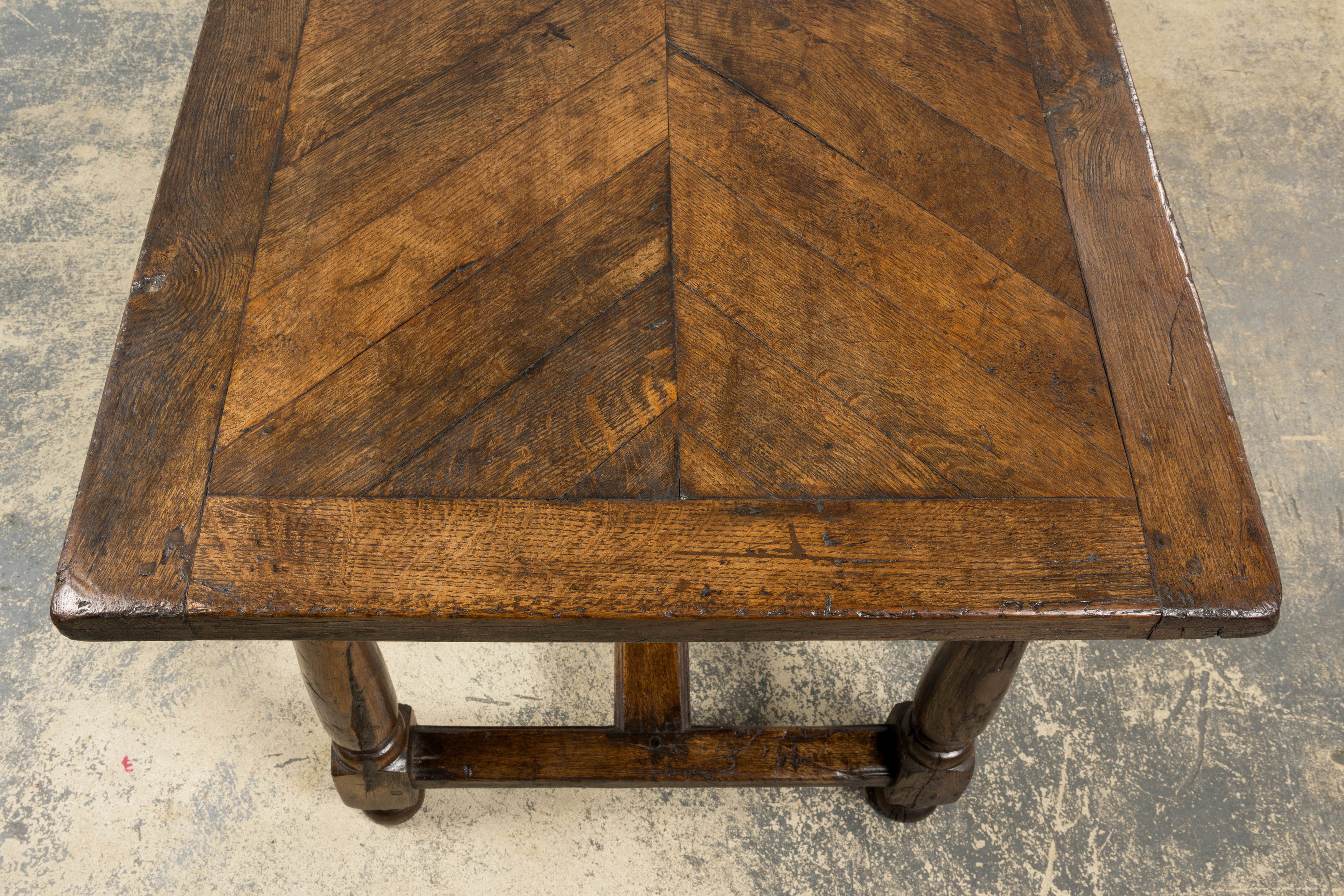 ON HOLD 18th Century French Provincial Louis XIII Style Oak Table